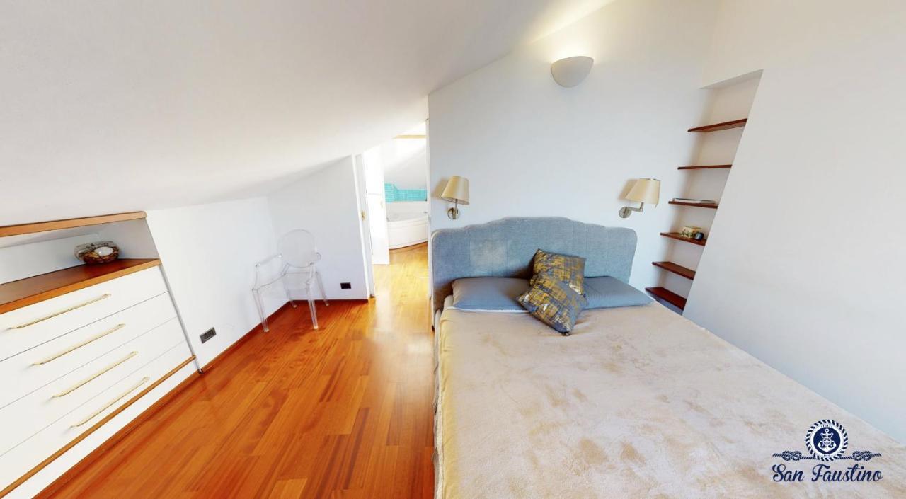 Attico San Faustino: Beachfront Villa with Panoramic Sea Views Rapallo Exterior photo